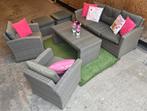 Mooie en luxe wicker loungeset - 5 zitplaatsen🌴 intratuin, Ophalen, 5 zitplaatsen, Gebruikt, Loungeset