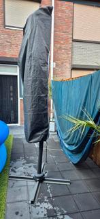 Garden Impressions Hawaii zweefparasols250x250cm taupe, Tuin en Terras, Parasols, Ophalen, Zo goed als nieuw, Zweefparasol