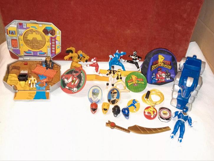 Mighty Morphin Power Rangers Speelgoed Collectie ring micro, Kinderen en Baby's, Speelgoed | Actiefiguren, Gebruikt, Ophalen of Verzenden