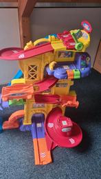 Vtech toet toet auto's super stuntpark + Rob Racer auto, Kinderen en Baby's, Speelgoed | Vtech, Ophalen, Zo goed als nieuw, 2 tot 4 jaar