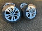 18 17 inch Opel Astra J zafira velgen winterbanden 5x115, Ophalen, 18 inch, Gebruikt, Banden en Velgen