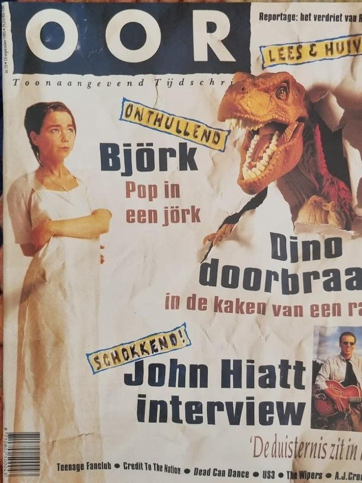OOR 19-1993 Jurassic Park Bjork Hiatt Teenage Fanclub Dead C, Boeken, Tijdschriften en Kranten, Zo goed als nieuw, Muziek, Film of Tv