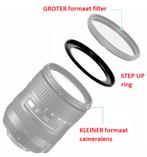 Step UP ring 52 - 77 mm verloopring adapterring 52-77mm, Ophalen of Verzenden, Nieuw, 50 tot 60 mm, Overige typen