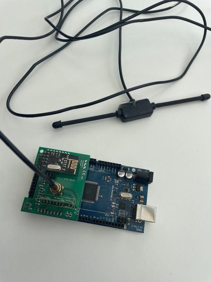 Arduino Mega 2560 + hat RF 433Mhz, Hobby en Vrije tijd, Elektronica-componenten, Zo goed als nieuw, Ophalen of Verzenden