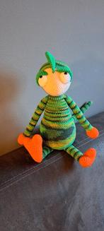 Gehaakte kameleon knuffel, Ophalen of Verzenden, Nieuw, Overige typen