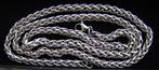 Ketting Titanium gedraaide 'Rope' schakel 60 CM -NIEUW-, Sieraden, Tassen en Uiterlijk, Kettingen, Ophalen of Verzenden, Nieuw