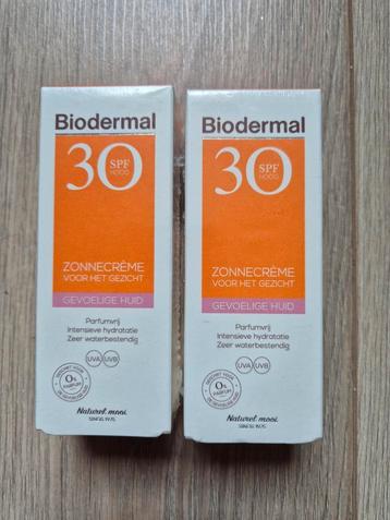 Gezichtszonnebrand Biodermal SPF 30 beschikbaar voor biedingen
