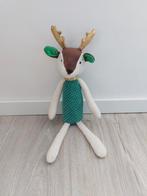 Knuffel Zeeman hert rendier groen K9882, Ophalen of Verzenden, Zo goed als nieuw, Overige typen