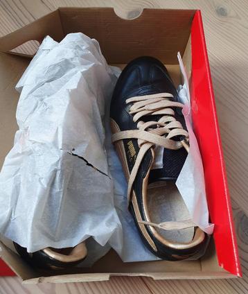 nieuwe Puma Ring Leather Metallic gympen, mt 38 beschikbaar voor biedingen