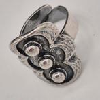 Zilveren Vintage Yngvar O. Kristiansen Ring, Sieraden, Tassen en Uiterlijk, Ringen, 18 tot 19, Gebruikt, Verzenden, Dame of Heer