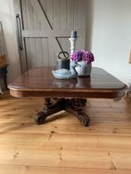 Antieke houten salontafel, Ophalen