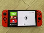 Nintendo Switch Oled Mario Red + 2 Controllers, Spelcomputers en Games, Games | Nintendo Switch, Online, Overige genres, Ophalen of Verzenden