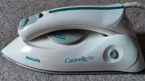 Philips Caravelle 52 - reisstrijkijzer, stoomstrijkijzer, Witgoed en Apparatuur, Strijkijzers en Strijkplanken, Zo goed als nieuw