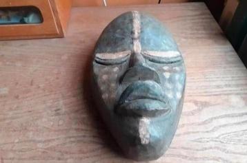 Houten gelaat masker van Ivoorkust mancave beschikbaar voor biedingen