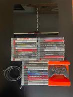 PS3-console 60 GB + 30 games (PS1-PS2-compatibel), Spelcomputers en Games, Spelcomputers | Sony PlayStation 3, Met 1 controller