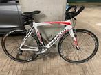 Pinarello FP Team, Tiagra-versnellingsset, vlinderstuur, 28 inch, Gebruikt, Carbon, 15 tot 20 versnellingen