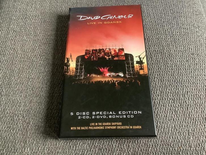 David Gilmour-Live In Gdansk boxset (rare!), Cd's en Dvd's, Cd's | Rock, Gebruikt, Progressive, Ophalen of Verzenden