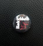 Black Sabbath Button Speld Pin - Zwart, Wit, Rood, Verzamelen, Ophalen of Verzenden, Nieuw