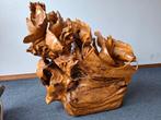 Houten Sculptuur: Karpers & Boot, Ophalen