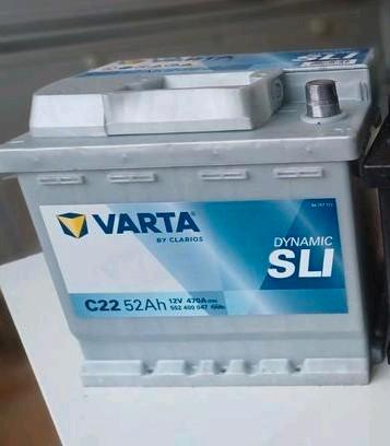 Accu Varta Blue Dynamic C22 12V 52 Ah., Auto-onderdelen, Accu's en Toebehoren, Fiat, Nieuw, Ophalen of Verzenden