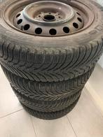 Winterbanden 4x op st. velg Michelin 205/55R16 Auris 2008, Ophalen, Gebruikt, 16 inch, Band(en)
