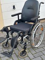 Luxe rolstoel voorgevormde rug en dikke zitkussen, Gebruikt, Nederland, Handbewogen rolstoel, Inklapbaar