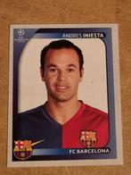 Panini Champions League 08/09 Andres Iniesta Barcelona, Ophalen of Verzenden, Zo goed als nieuw, Plaatje