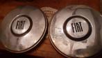 Fiat  oldtimer Wieldoppen - Set van 2, Auto diversen, Wieldoppen, Ophalen of Verzenden, Gebruikt