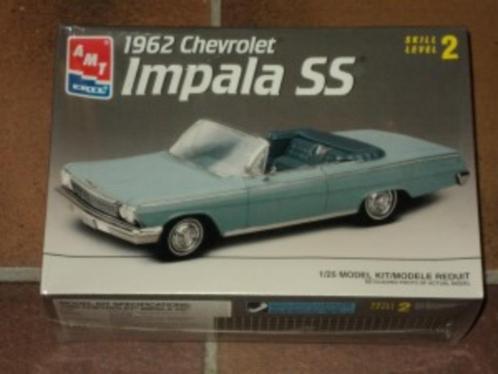 Bouwdoos 1962 Chevy Impala SS convertible AMT, Hobby en Vrije tijd, Modelbouw | Auto's en Voertuigen, Nieuw, Auto, Groter dan 1:32