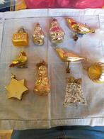 9 glazen kerst ornamenten figuurtjes hangertjes, vanaf €0.50, Diversen, Kerst, Ophalen of Verzenden, Gebruikt