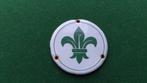 Antiek emaille bordje - embleem Scouting, Ophalen of Verzenden
