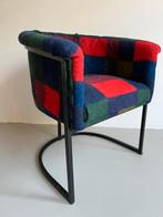 Unieke en handgemaakte design fauteuil (PTMD), Huis en Inrichting, Fauteuils, Ophalen, Minder dan 75 cm, Uniek, Vintage, Handwerk