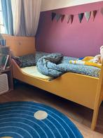 Bopita peuterbed geel, incl. matras mogelijk, Kinderen en Baby's, Kinderkamer | Bedden, Ophalen, 70 tot 85 cm, Zo goed als nieuw