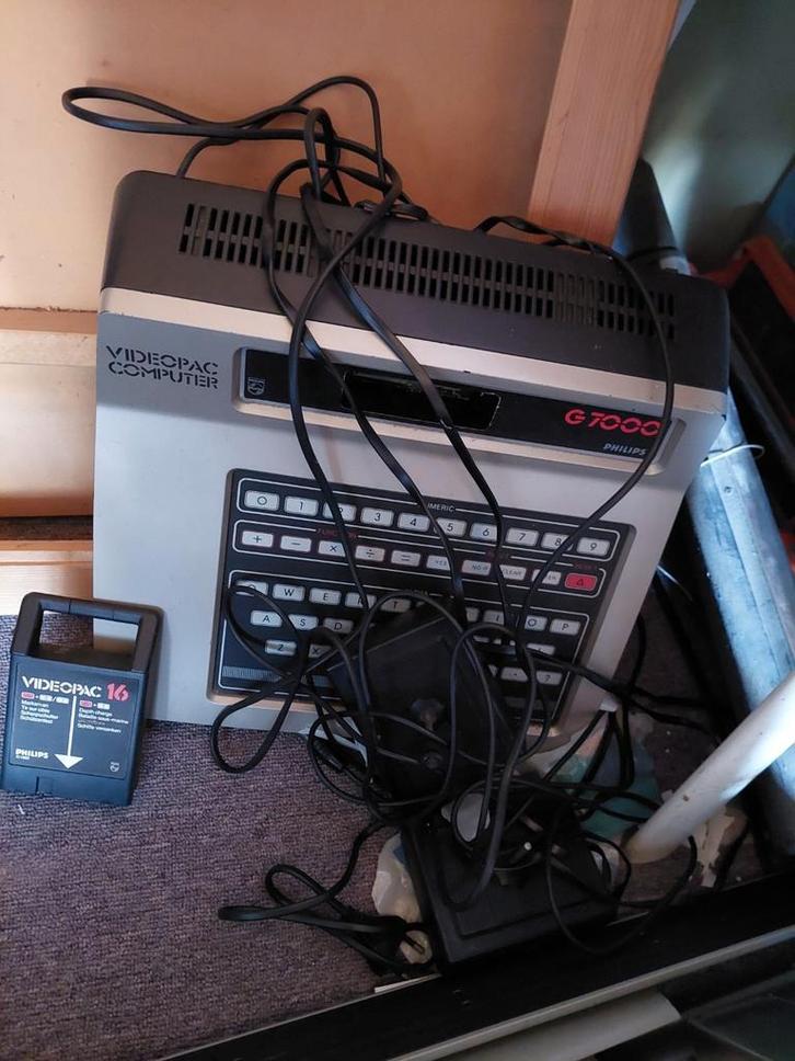 Philips Videopac G7000 spelcomputer 1978, Spelcomputers en Games, Spelcomputers | Overige, Zo goed als nieuw, Ophalen