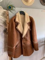 Vintage shearling lammy coat XL bohemian oversized jack, -, Maat 46/48 (XL) of groter, Ophalen of Verzenden, Zo goed als nieuw