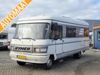 Hymer S 660 Mercedes Automaat 1995 Winterharde camper, Caravans en Kamperen, Campers, Ringverwarming, Bedrijf, Diesel, Hymer