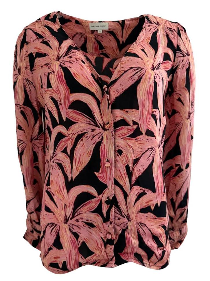Fabienne Chapot blouse S, Kleding | Dames, Blouses en Tunieken, Zo goed als nieuw, Roze, Ophalen of Verzenden