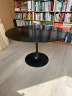 Ronde Tulip tafel zwart 120 cm doorsnede, Huis en Inrichting, Tafels | Eettafels, Ophalen, Gebruikt, 100 tot 150 cm, Rond