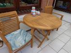 teak tuinset met klaptafel ( Nieuw), Tuin en Terras, Tuinsets en Loungesets, Nieuw, Tuinset, Eettafel, Teakhout