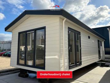 *Nieuw onderhoudsvrij WM chalet 10.50 x 400 2 slaapkamers * beschikbaar voor biedingen