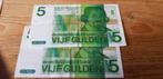 Vijfgulden biljetten voor de verzamelaar te koop, Ophalen of Verzenden, Nederland, Bankbiljetten