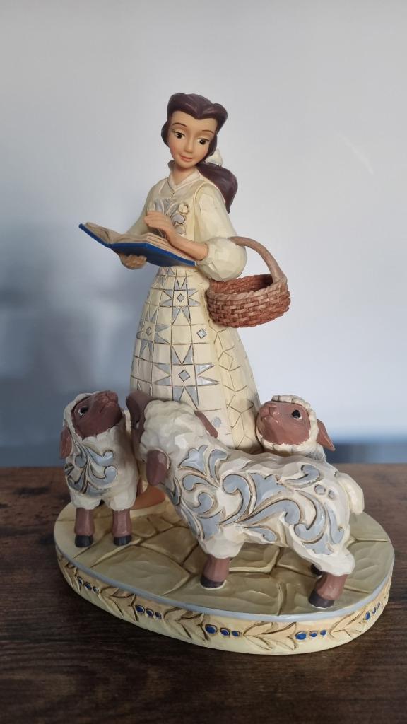 Disney Traditions Whitewood Belle 'Bookish Beauty', Verzamelen, Beelden en Beeldjes, Zo goed als nieuw, Overige typen, Ophalen of Verzenden