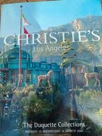 Christie's Duquette Collecties Catalogus 2001, Boeken, Ophalen of Verzenden, Zo goed als nieuw, Catalogus