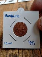 Barbados 1 cent 1993, Postzegels en Munten, Munten | Amerika, Ophalen of Verzenden, Zuid-Amerika, Losse munt
