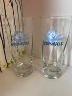 Gulpener Korenwolf bierglazen set van 2 glazen, Ophalen of Verzenden, Zo goed als nieuw, Glas of Glazen, Overige merken