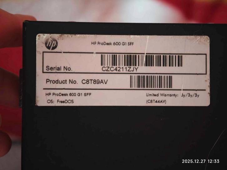 HP SFF Systemen, Computers en Software, Desktop Pc's, Gebruikt, 3 tot 4 Ghz, HDD, 16 GB, Ophalen