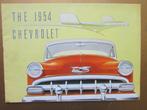 1954 CHEVROLET brochure, Engels, Chevrolet, Ophalen of Verzenden, Zo goed als nieuw