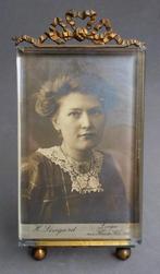 1900-1920 Fotolijst Striklijst Foto Lijst Dame Meisje Vrouw