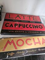 Decoratie Borden: Latte, Cappuccino & Mocha, Huis en Inrichting, Ophalen of Verzenden, Gebruikt