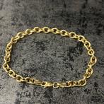 14k gouden armband jasseron schakel, Ophalen of Verzenden